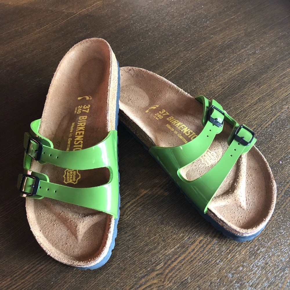 BRAND NEW  Green Birkenstock Sandals